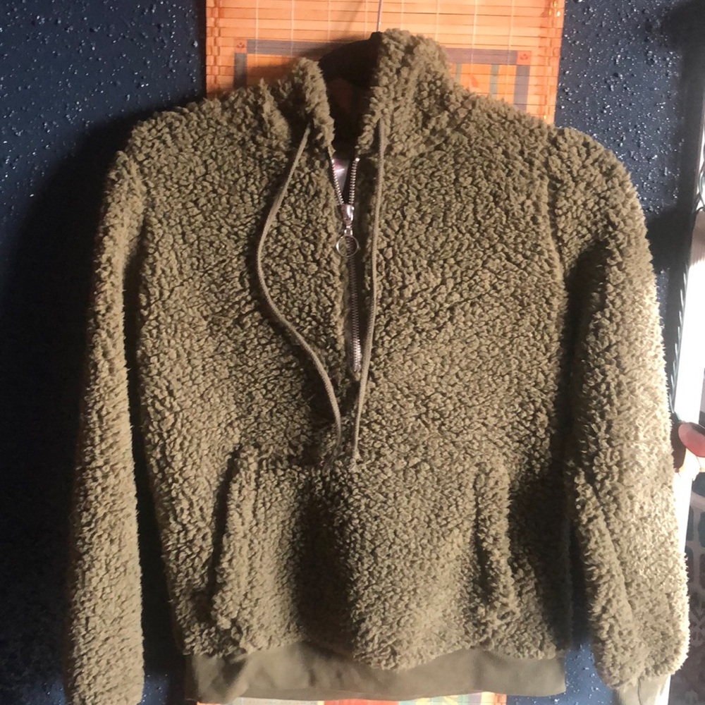 Fuzzy hoodie supper warm